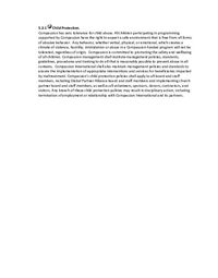 Compassion International Board Policy on Child Protection