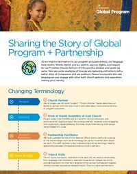 Sharing the Story of Compassion's Global Program + Partnership: Key Terms
